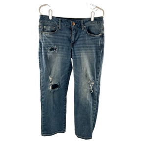 American Eagle Outfitters blue jeans boyfriend style.  Size‎ 8